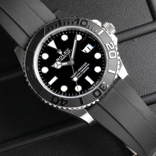 Men's Premium Rolex Stainless Steel Watch in Black and Silver